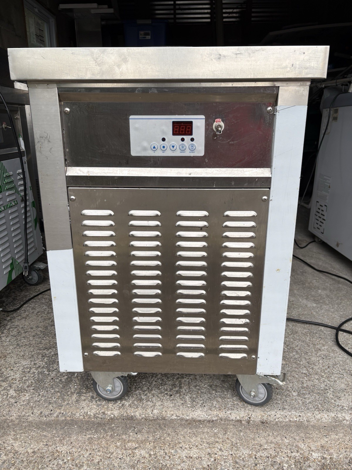 KO600P Single Pan Rolled Ice Cream Machine, 1 Bucket, MPN KO600P-KL-N0613