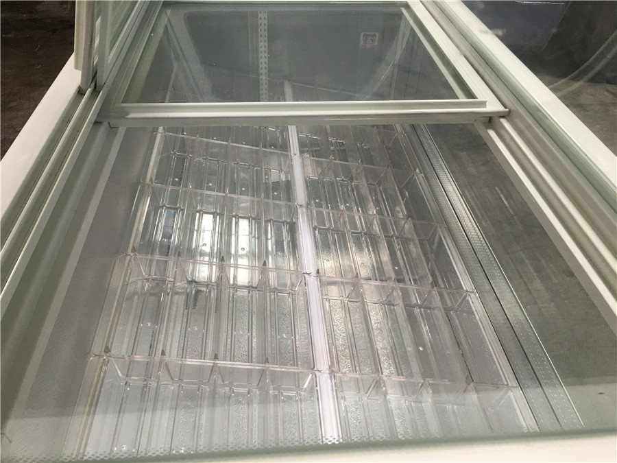NEW 46″ Popsicle Freezer Ice Cream Display Case LED Lighting Showcase Holds 48