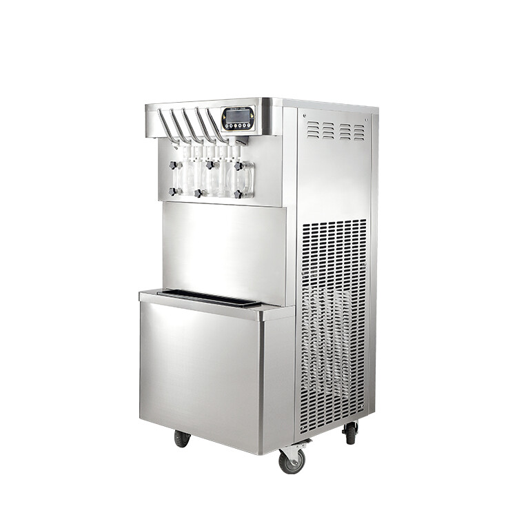 Kolice ETL Commercial Heavy Duty 5 Flavors Yogurt Soft Serve Ice Cream Machine