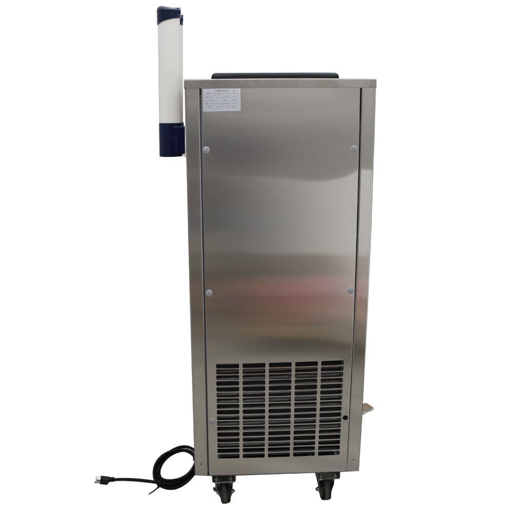 110V Commercial Soft Serve Ice Cream Freezer Machine 3 Flavor 20-30L/H