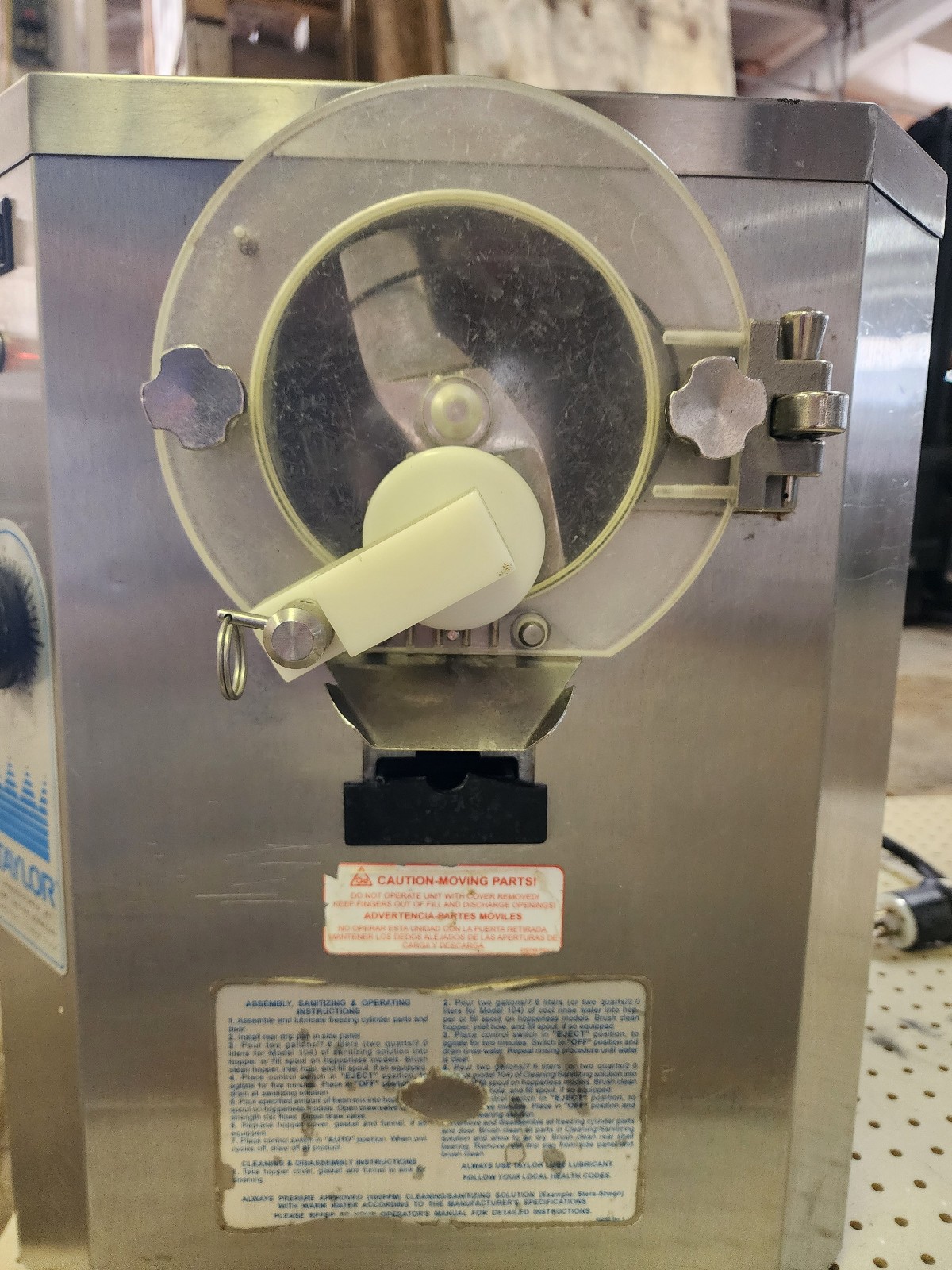 2012 Taylor Crown 104-27 Countertop Ice Cream Air Cooled Batch Freezer 230V