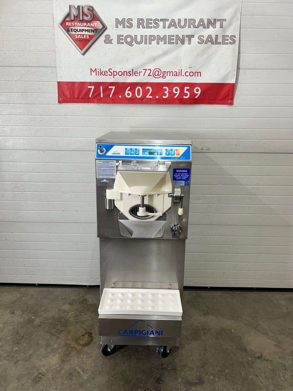 Carpigiani LB-302 RTX-G 15 Qt. Water Cooled Gelato / Low Overrun Desserts Batch