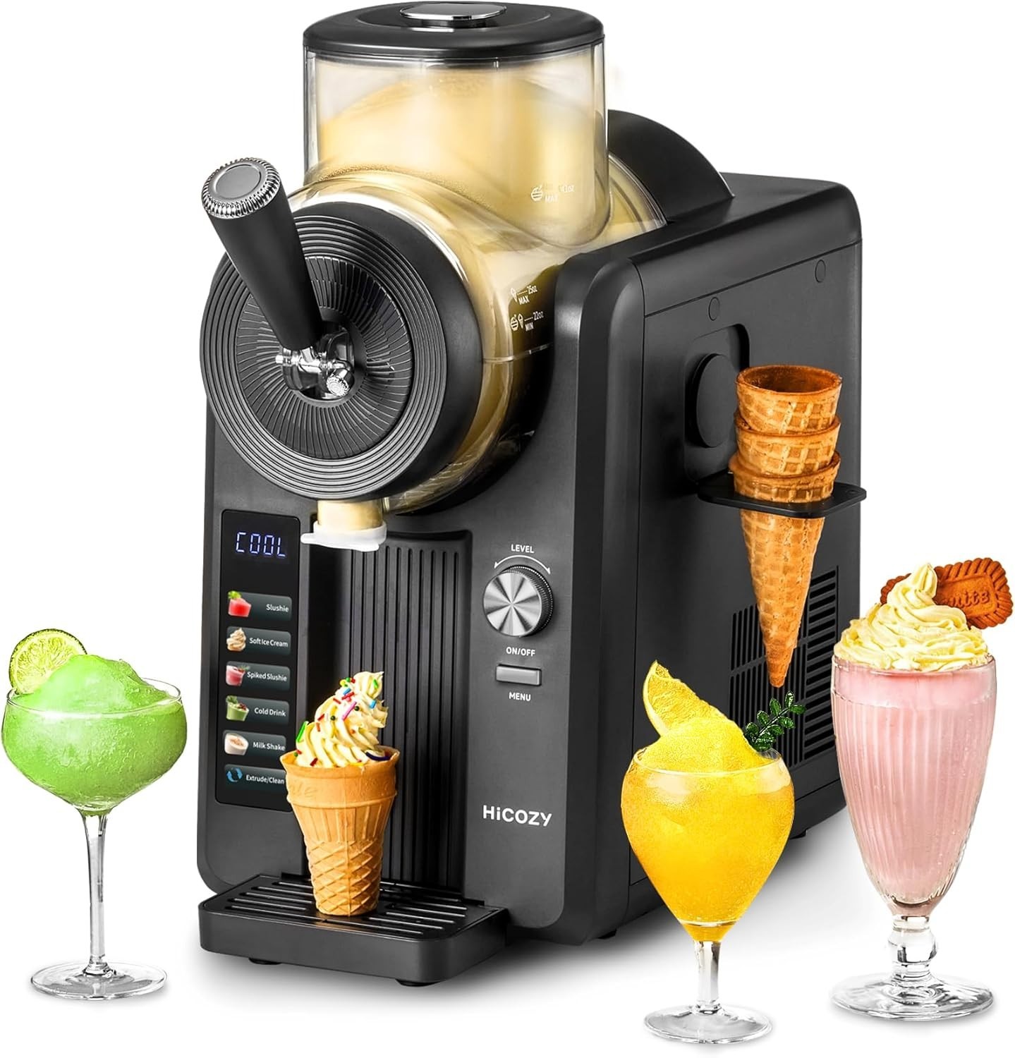 Automatic F3 Slushie Machine with Quicool Technology – 5 Presets for Easy Treats