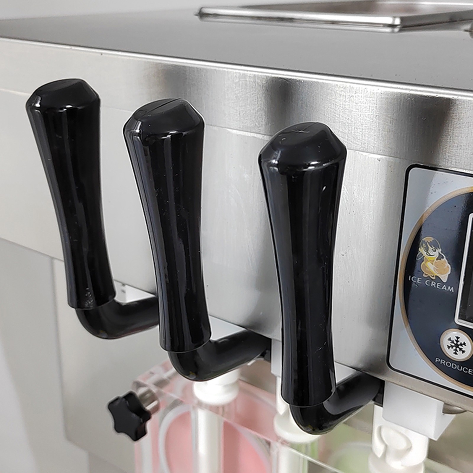 95% New Kolice Commercial ETL3 flavors Soft Ice Cream Machine,2+1 mixed flavors