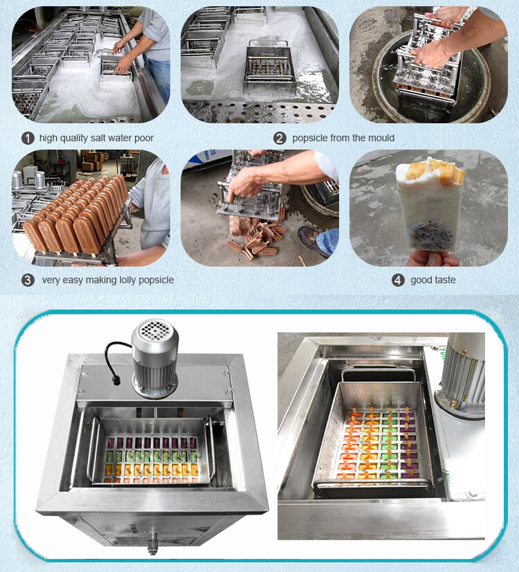 USA Kolice commercial ice lolly machine,ice pop machine, single ice mold set