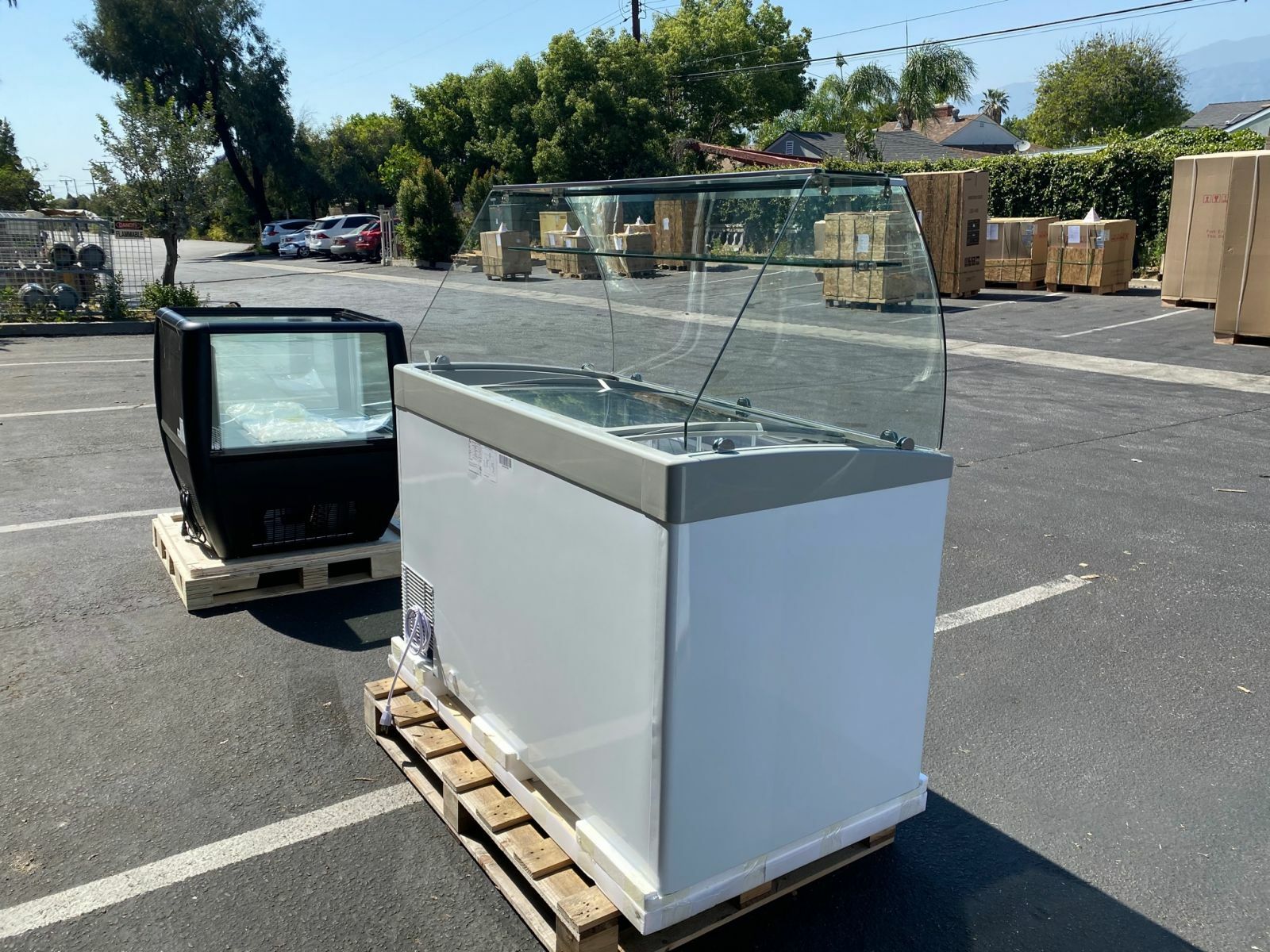 NEW 50″ Ice Cream Popsicle Freezer Chest Showcase Display Commercial NSF GL