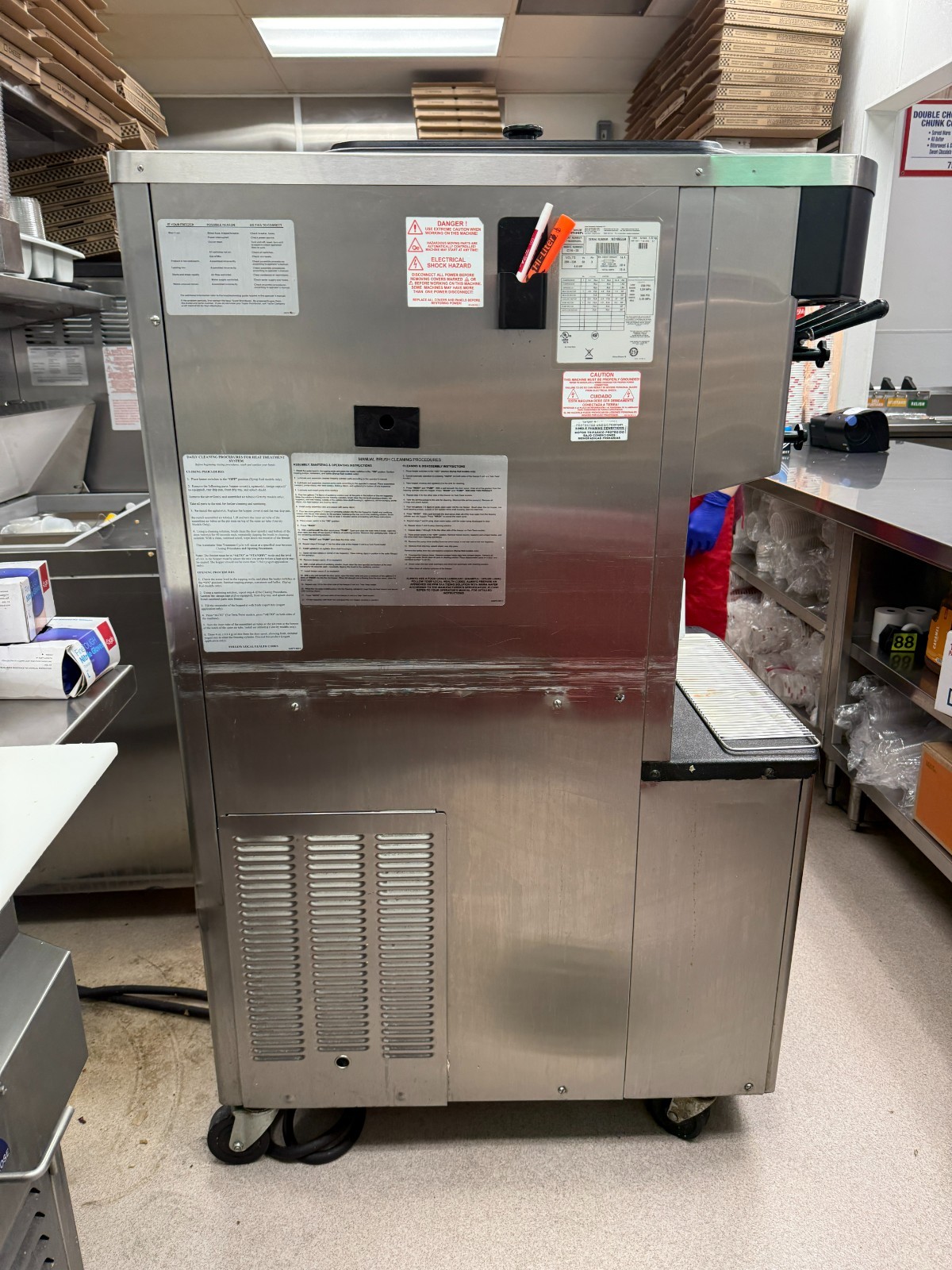 2020 Taylor C716-33 Soft Serve Frozen Yogurt Ice Cream Machine 3 Phase Air Cool