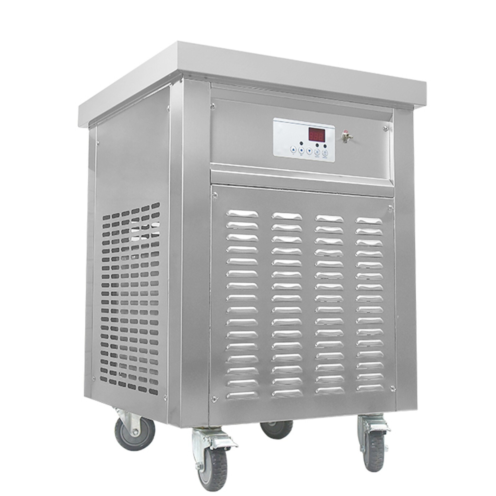 Kolice ETL 21″x21″ Square Pan Fried Ice Cream Machine Roll Ice Cream Machine