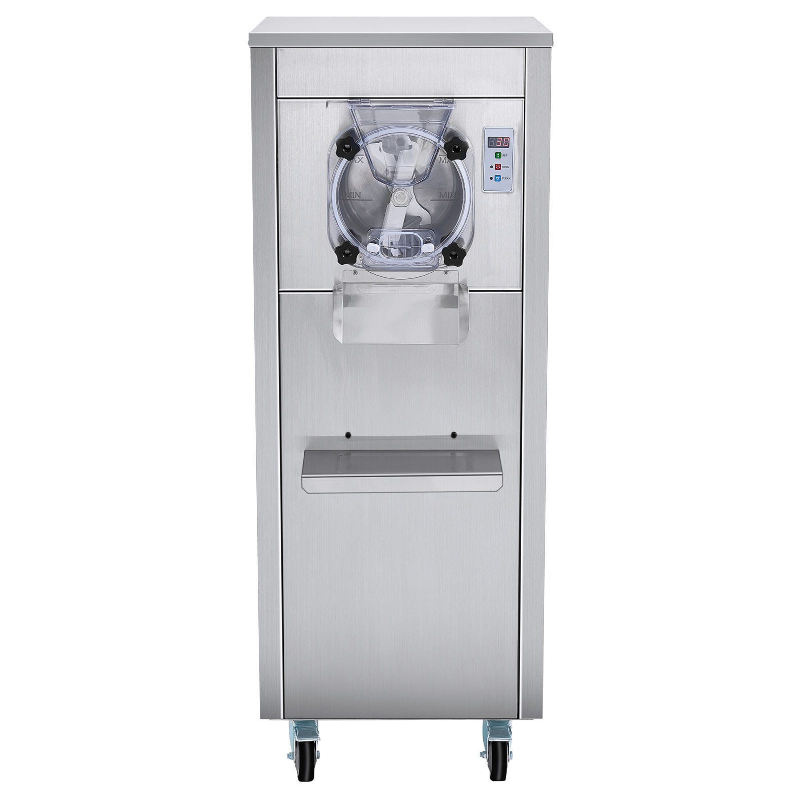 VEVOR Commercial Hard Serve Ice Cream Machine Maker 18 L/H Yield Single Flavor