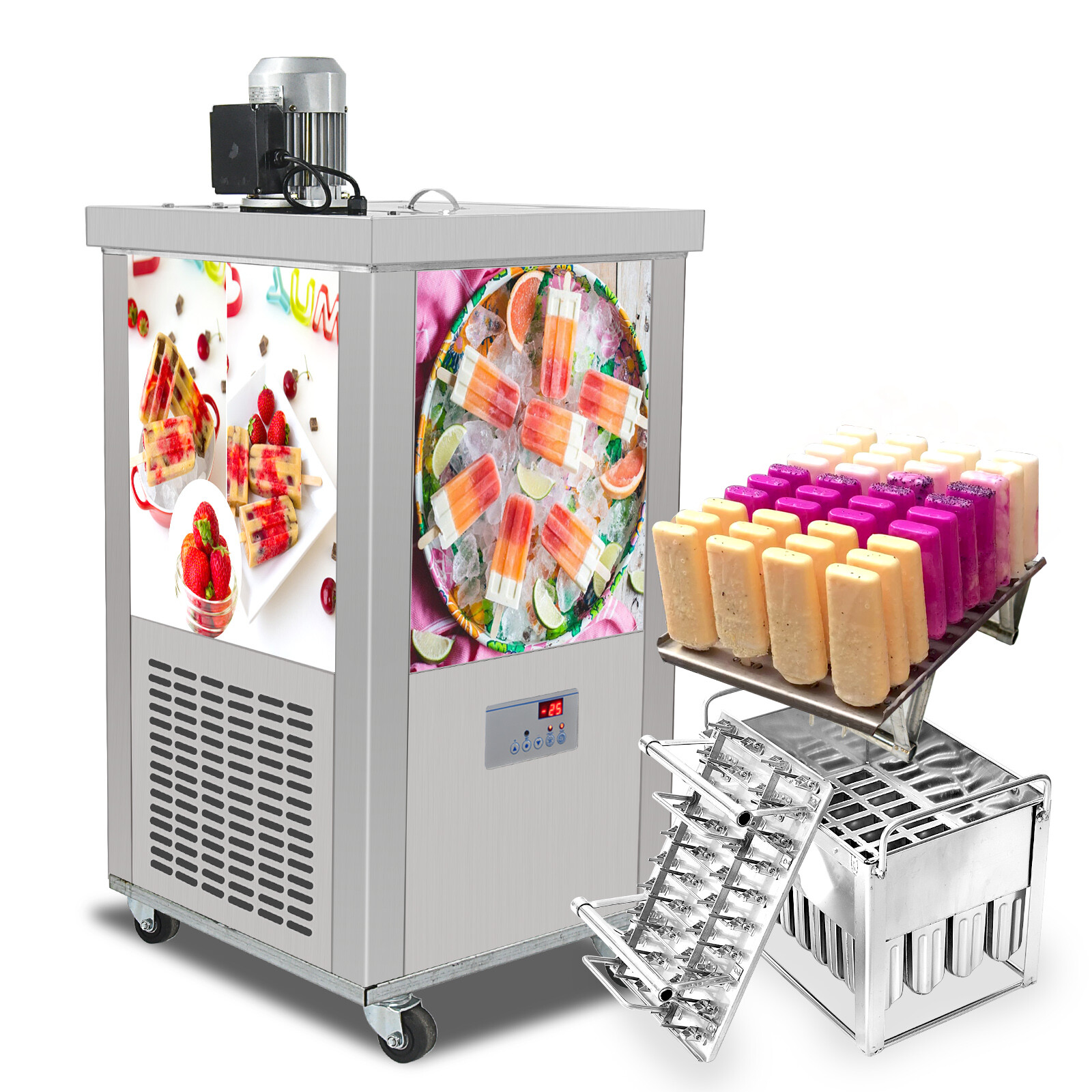 Commercial single mold ice popsicle machine,ice pop machine,ice lolly machine