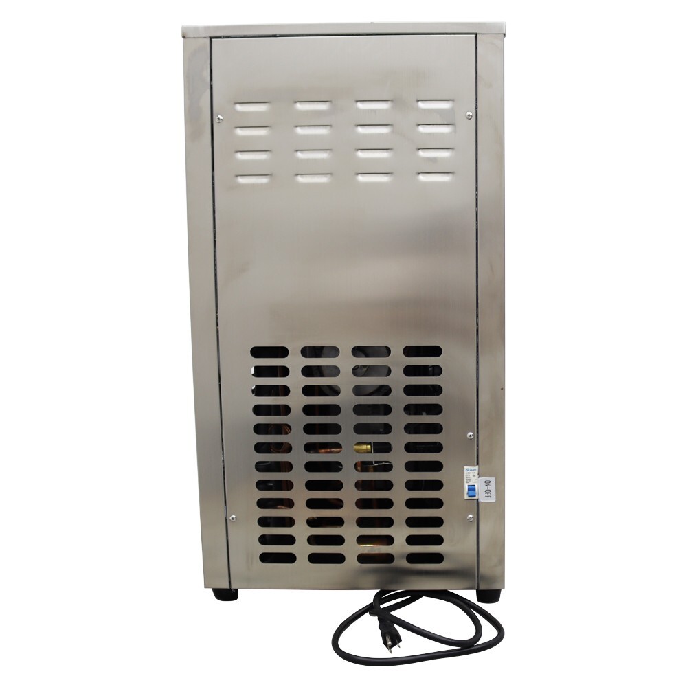 110V 3 Flavors Soft Ice Cream Machine Pre-cooling Ice Cream Maker 3.6L 2-Tank