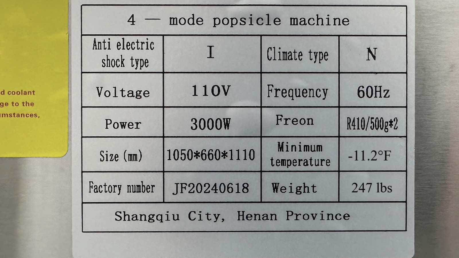EKS Commercial Popsicle Maker Machine 750pcs/h with 2 Molds 3000W