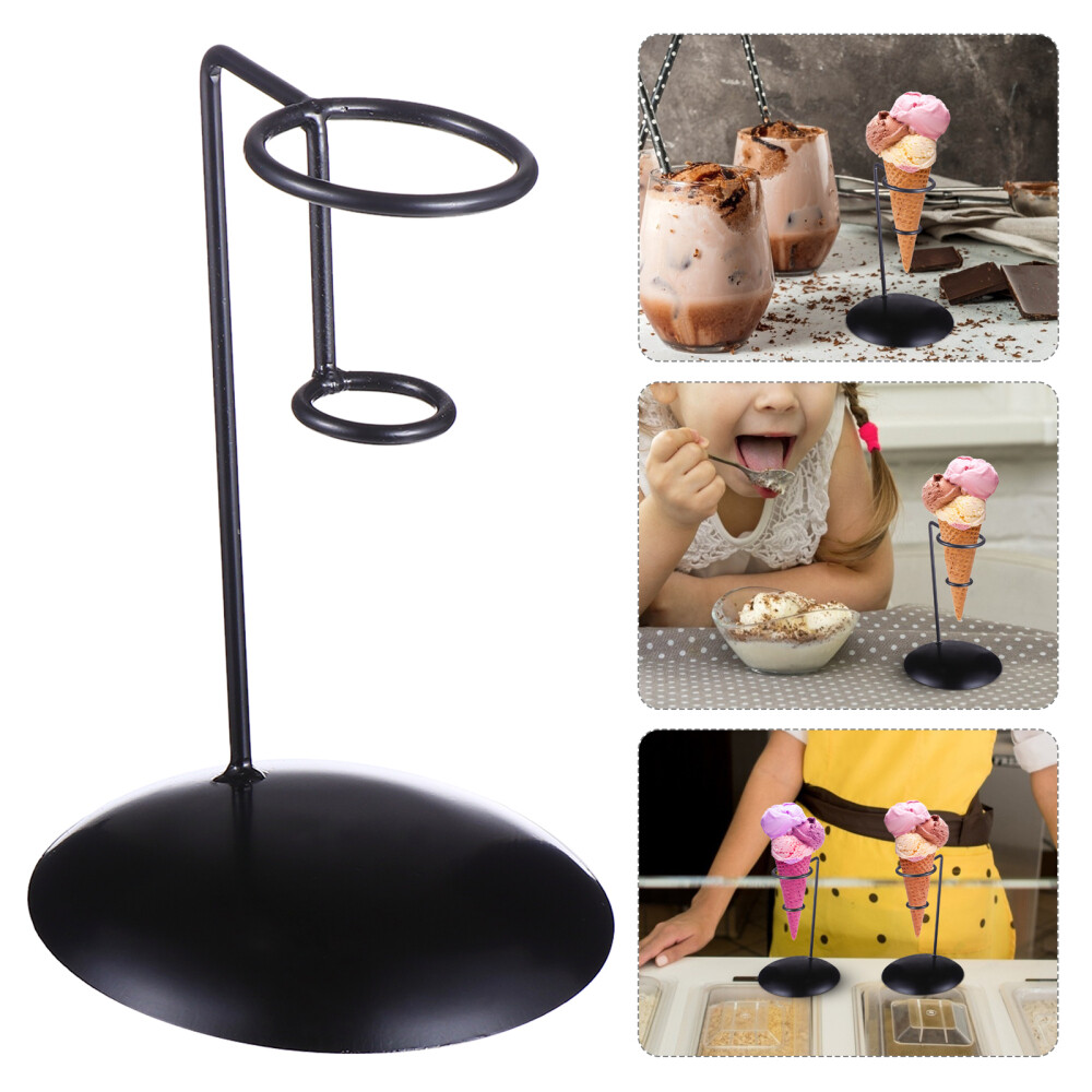 Serving Tower Tray Popcorn Candy Holder Snow Cone Stand Rack Ice Cream Rack