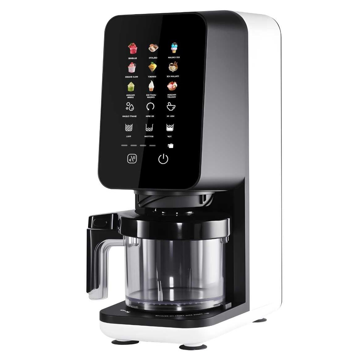 12 In 1 Ice Cream Machine, Electric Soft Serve cream UNIVERSAL, Black