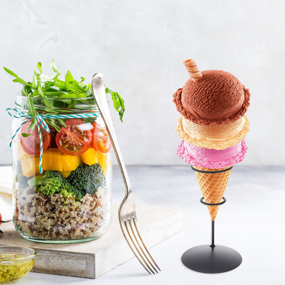 3Pcs Ice Cream Cone Holder Egg Cone Holder Iron Cone Holder Stand