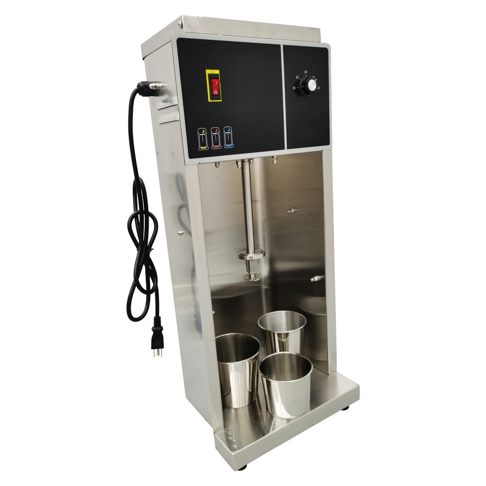 Ice Cream Blender Machine 110V w/ 3 Round Stainless Steel Molds Creamy Ice Cream