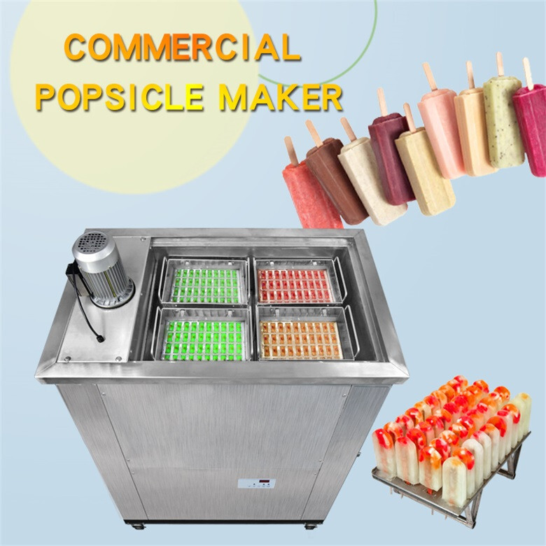 Kolice USA Commercial 4 molds ice popsicle machine,ice lollipop machine