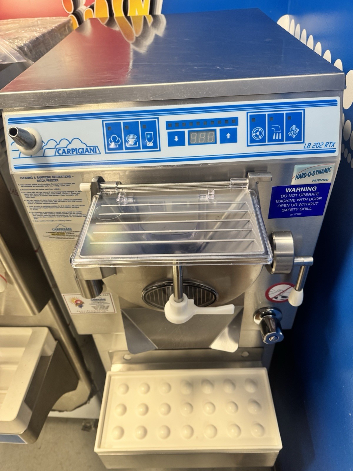 Refurbished Carpigiani LB202GRTX Batch Freezer Gelato Ice Cream 1 Year Warranty