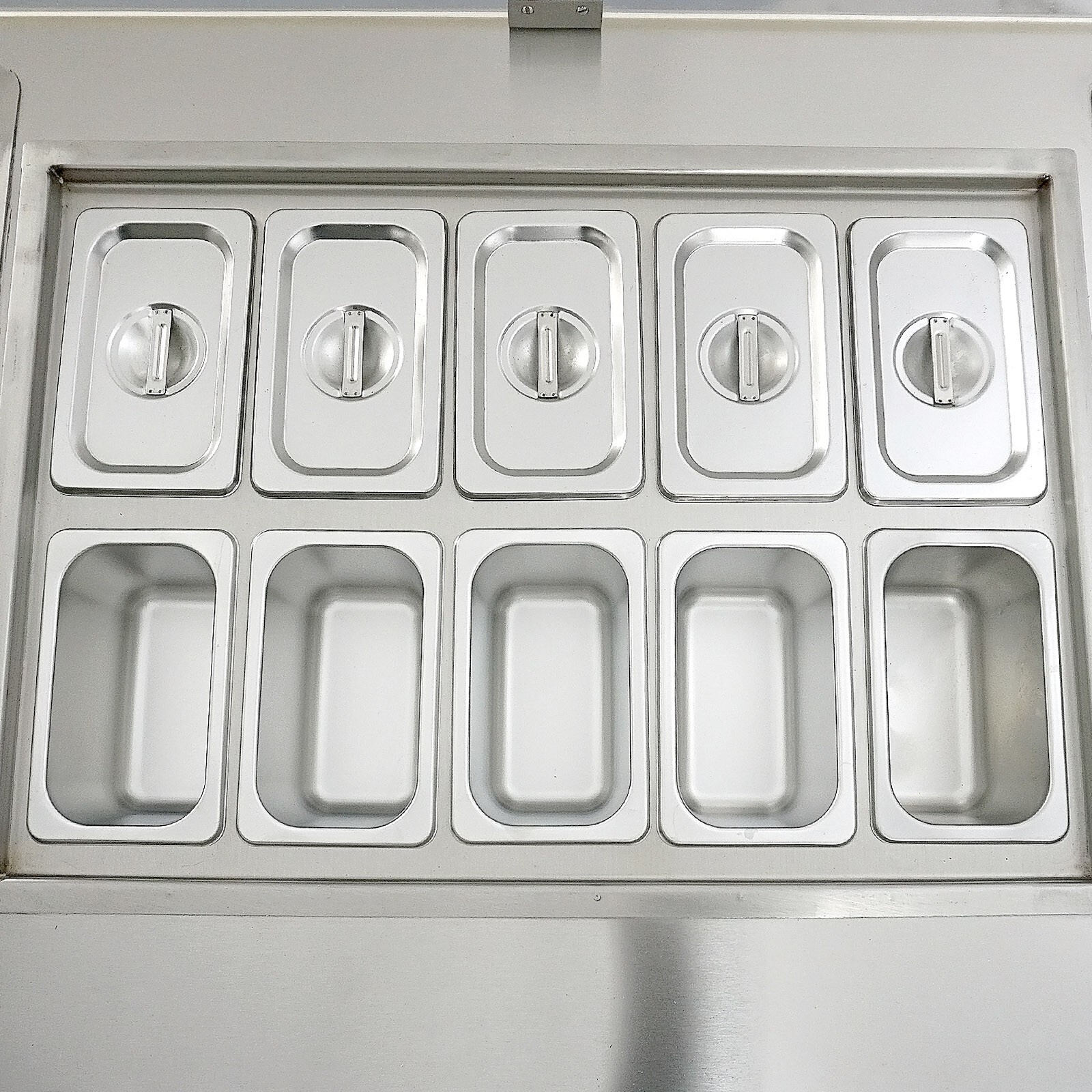 Commercial ETL fried ice cream machine double round pans-10pcs cooling tanks