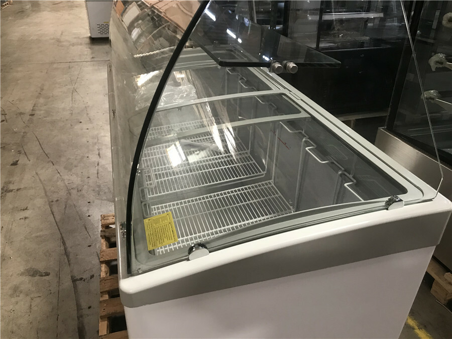 NEW 60″ Ice Cream Popsicle Freezer Chest Showcase Display Commercial NSF GL