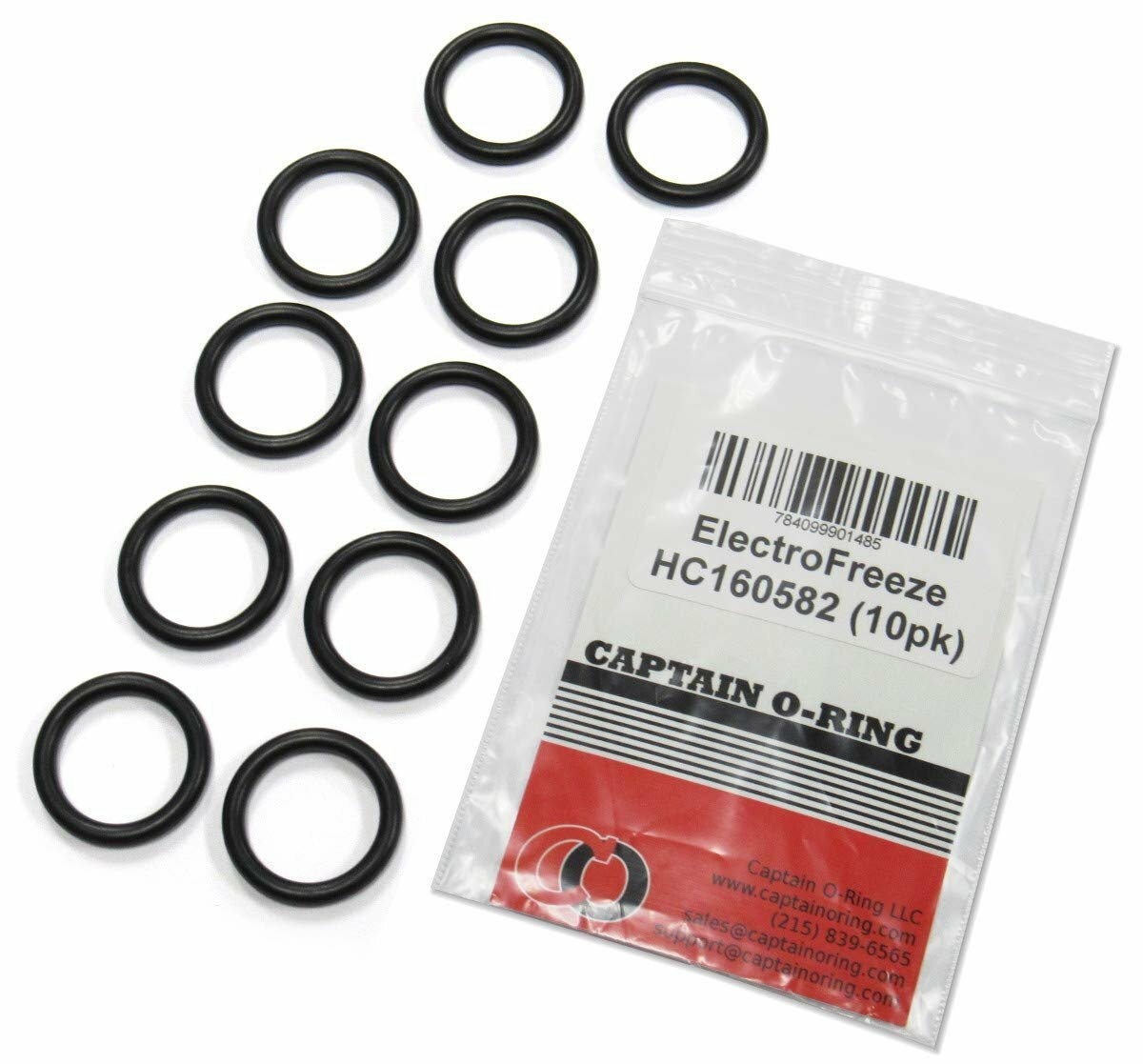 Captain O-Ring – Replacement Electro Freeze HC160582 O-Rings (10 Pack)