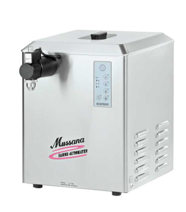 ! unused MUSSANA GRANDE Whipped Cream Machine 12 Qt Liters technogel carpigiani