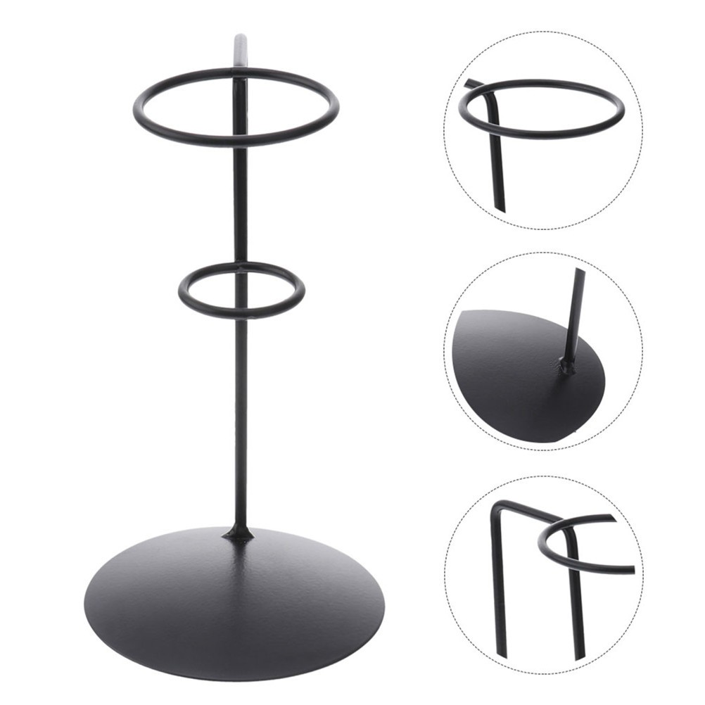 5pcs Iron Ice Cream Cone Holder – Mini Single Waffle Cone Display Stand for
