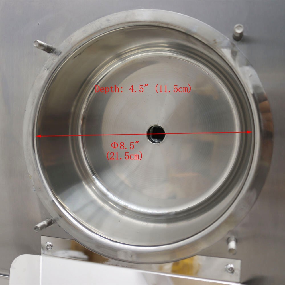 Hard Ice Cream Machine Catering Equipment Ice Cream Maker 7.9gal/h Output 1400w