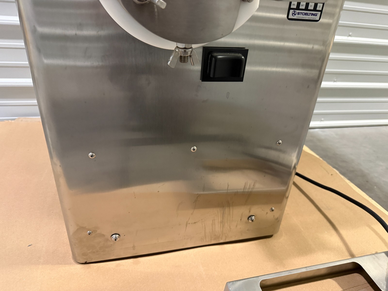 Stoelting CF101-38B Custard Italian Ice Single-Barrel Countertop Freezer Machine