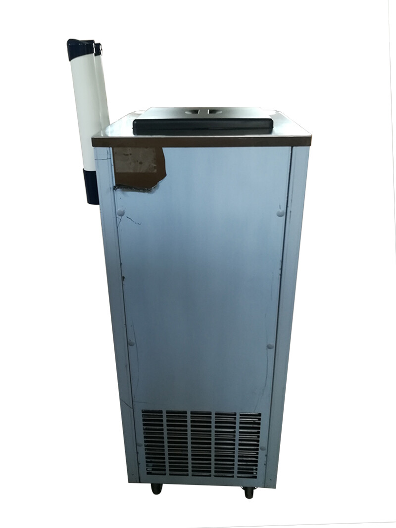 TECHTONGDA Soft Ice Cream Machine for Commercial Cold Drink Shop 3 Heads 110V