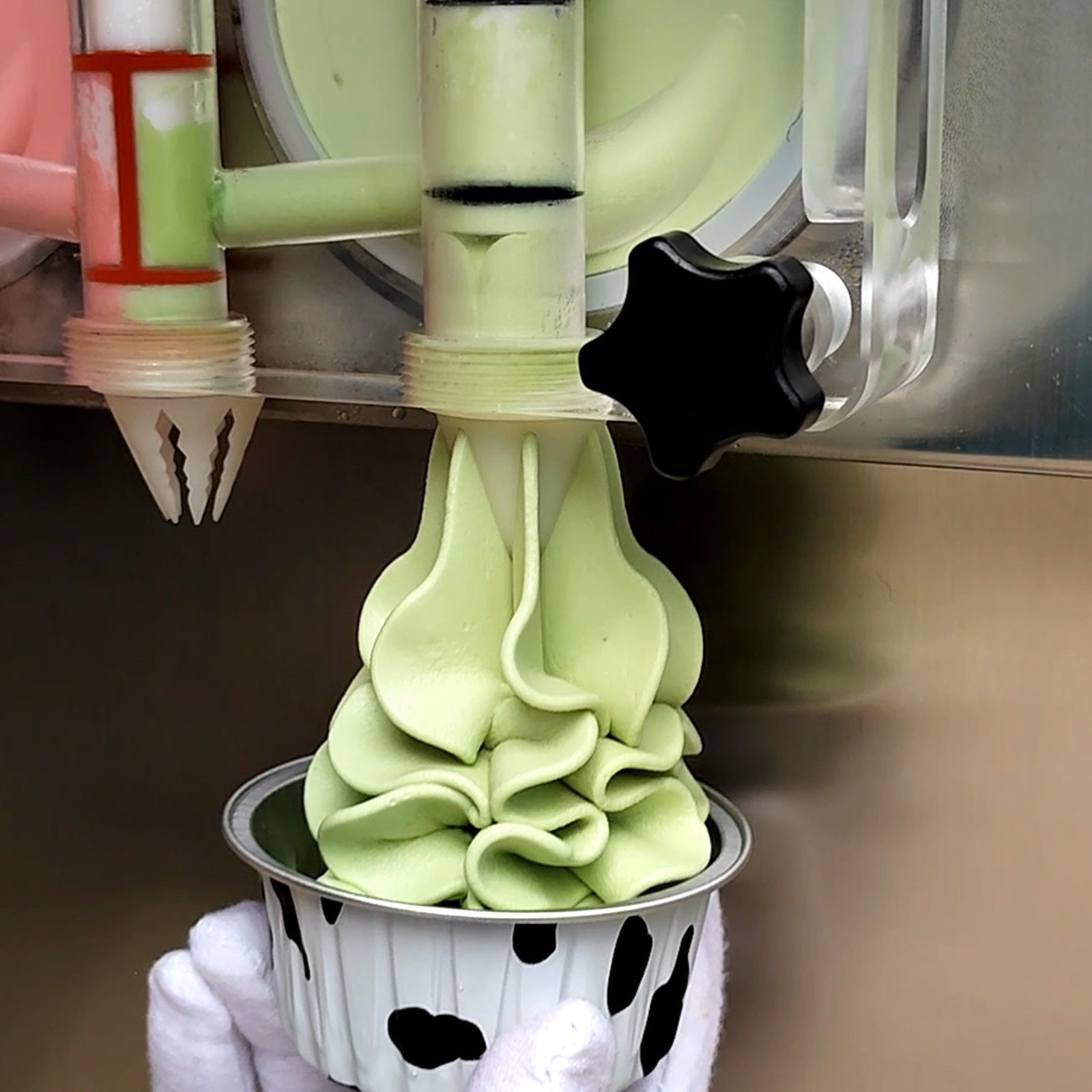 95% New Kolice Commercial ETL3 flavors Soft Ice Cream Machine,2+1 mixed flavors