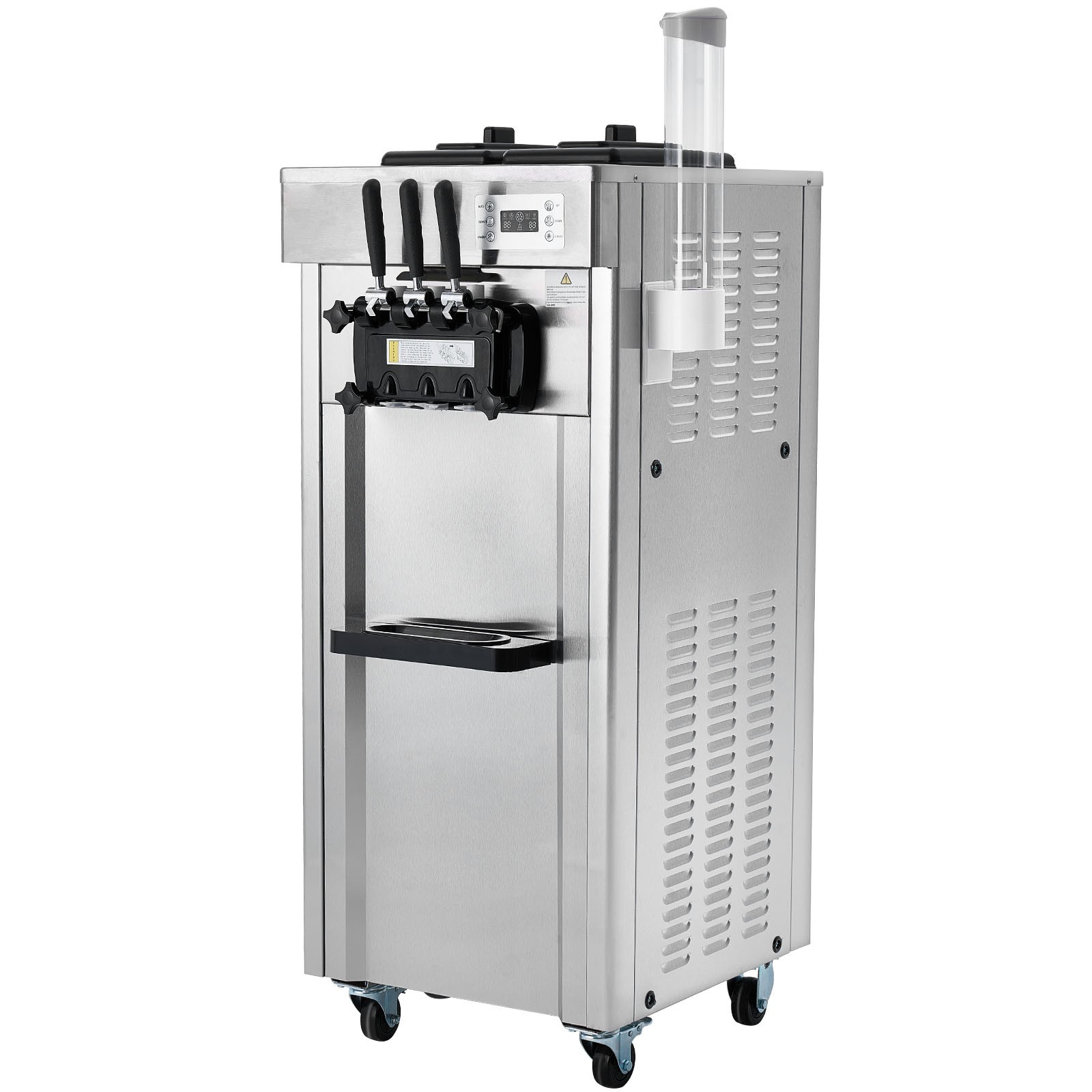 Uimoso Commercial Soft Serve Ice Cream Maker, 3-Flavors, 21-31 L/H Capacity