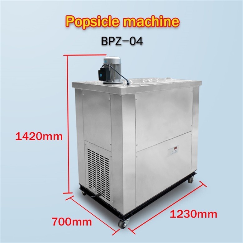 Kolice Commercial 4 Mold Sets ice Cream Popsicle Machine,ice pop maker,ice bars