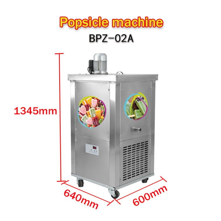Kolice Commercial 2 Brazilian slim mold ice Popsicle Machine,ice Lolly Machine
