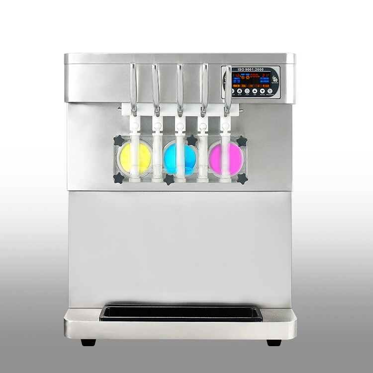 Kolice ETL Commercial Countertop 5 Flavors Soft Serve Ice Cream Maker Machine