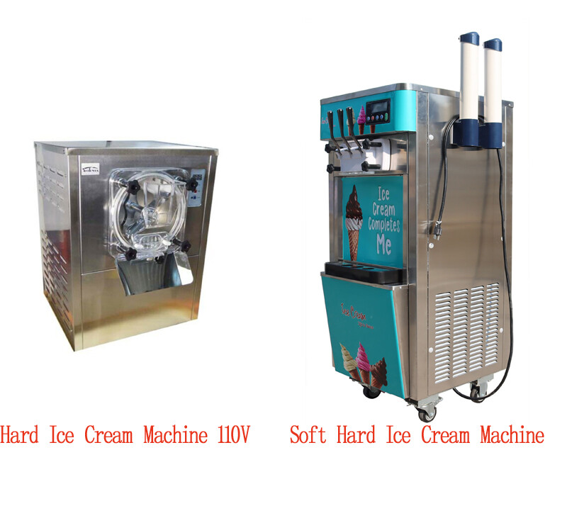 Brand New Ice Cream Maker Machine 110V Hard or Soft Ice Cream Making Machine