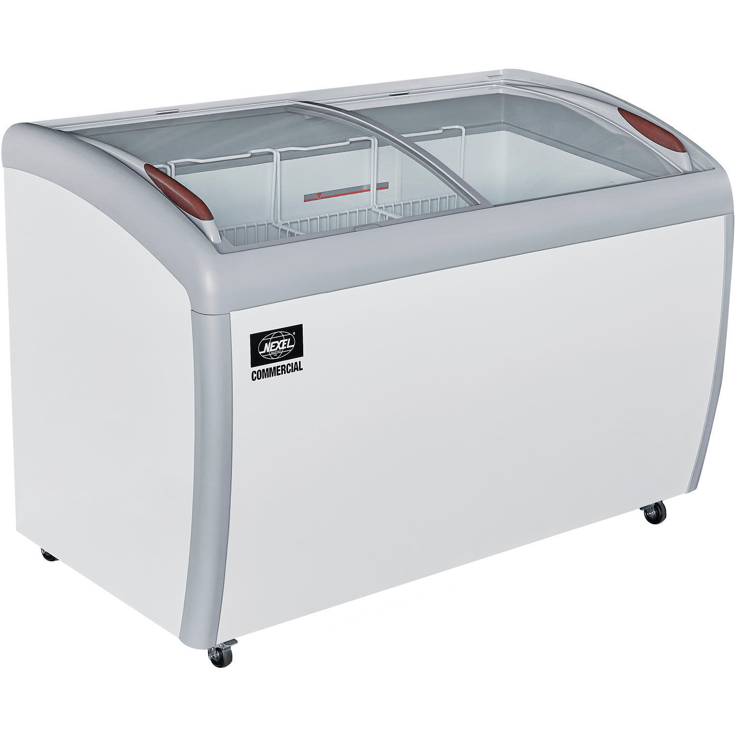 Nexel Ice Cream Freezer Curved Glass Lid 49″W