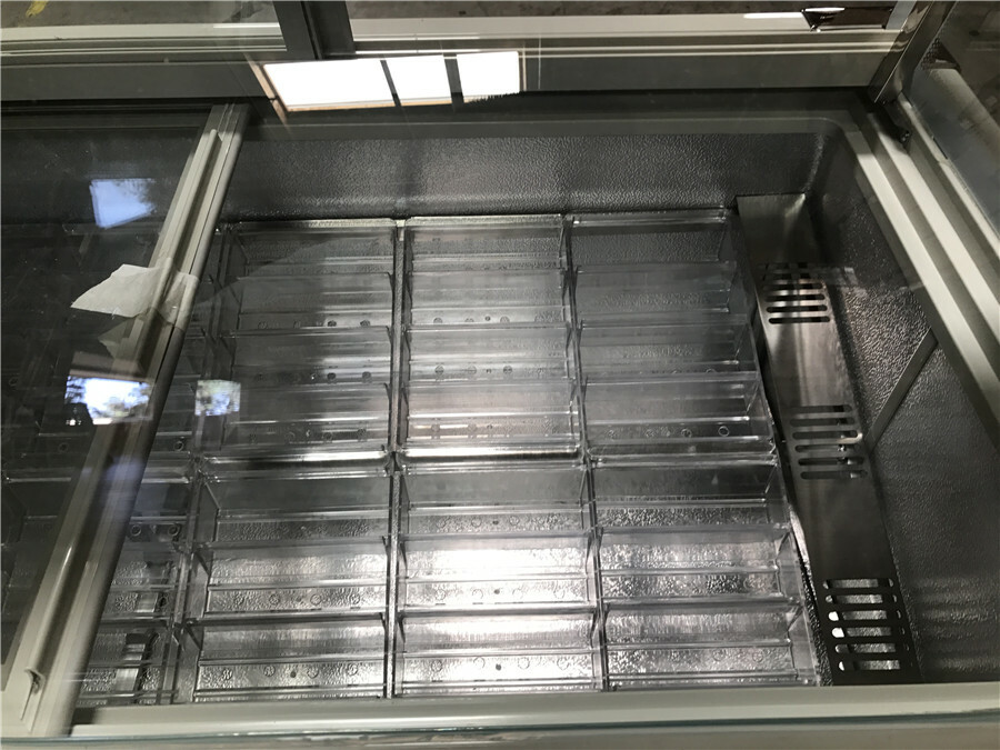 NEW Freezer Case Ice Cream Showcase For Ice Pops Popsicles 53″ x 28″ x 50″