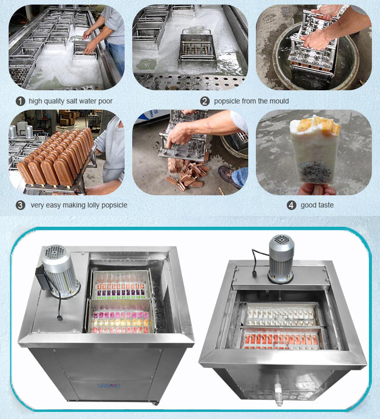 Kolice Commercial 2 molds ice Popsicle Machine,ice pop Machine,ice Lolly Maker