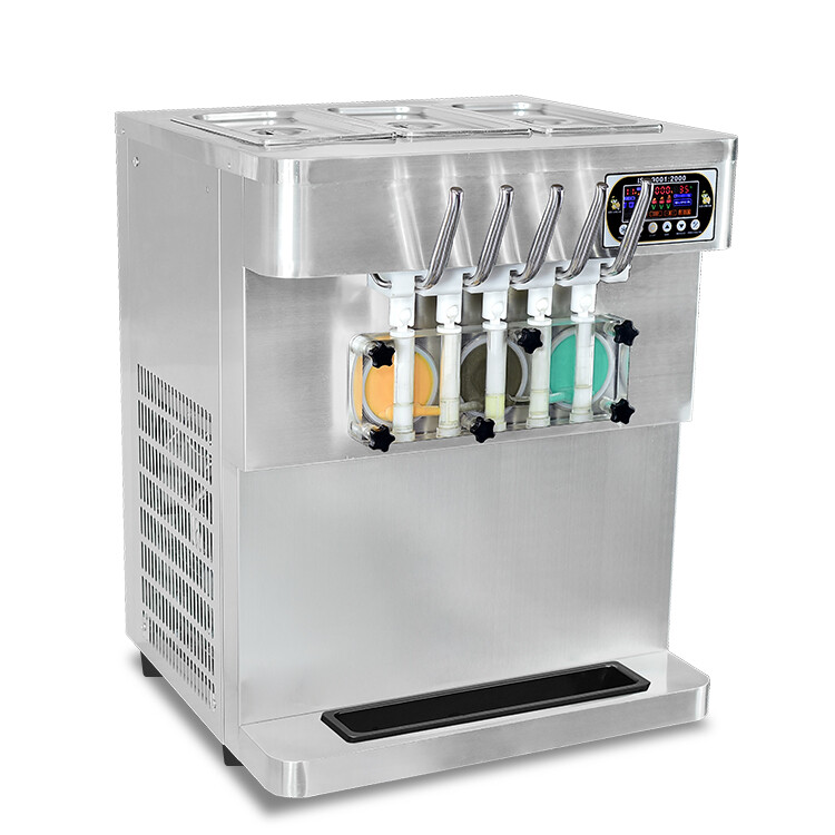 Kolice ETL Commercial Countertop 5 Flavors Soft Serve Ice Cream Machine