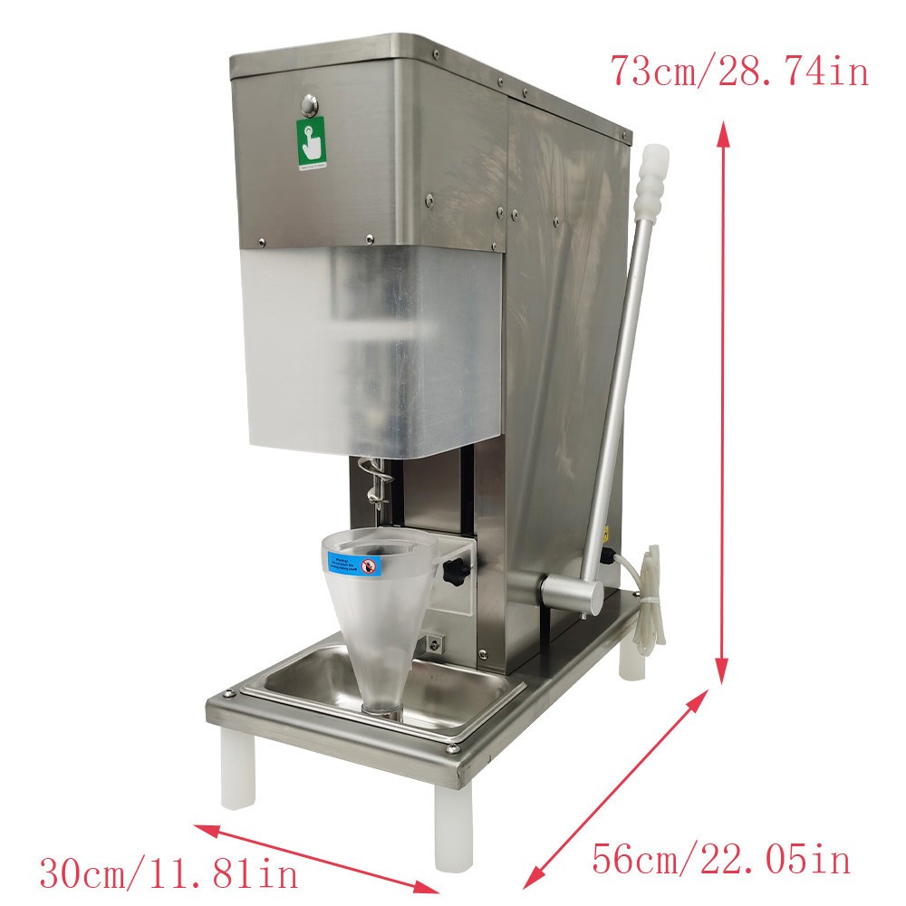 Fruit Ice Cream Machine Commercial Spiral Blender Mixer Easy Jet Wash w 2 Cups
