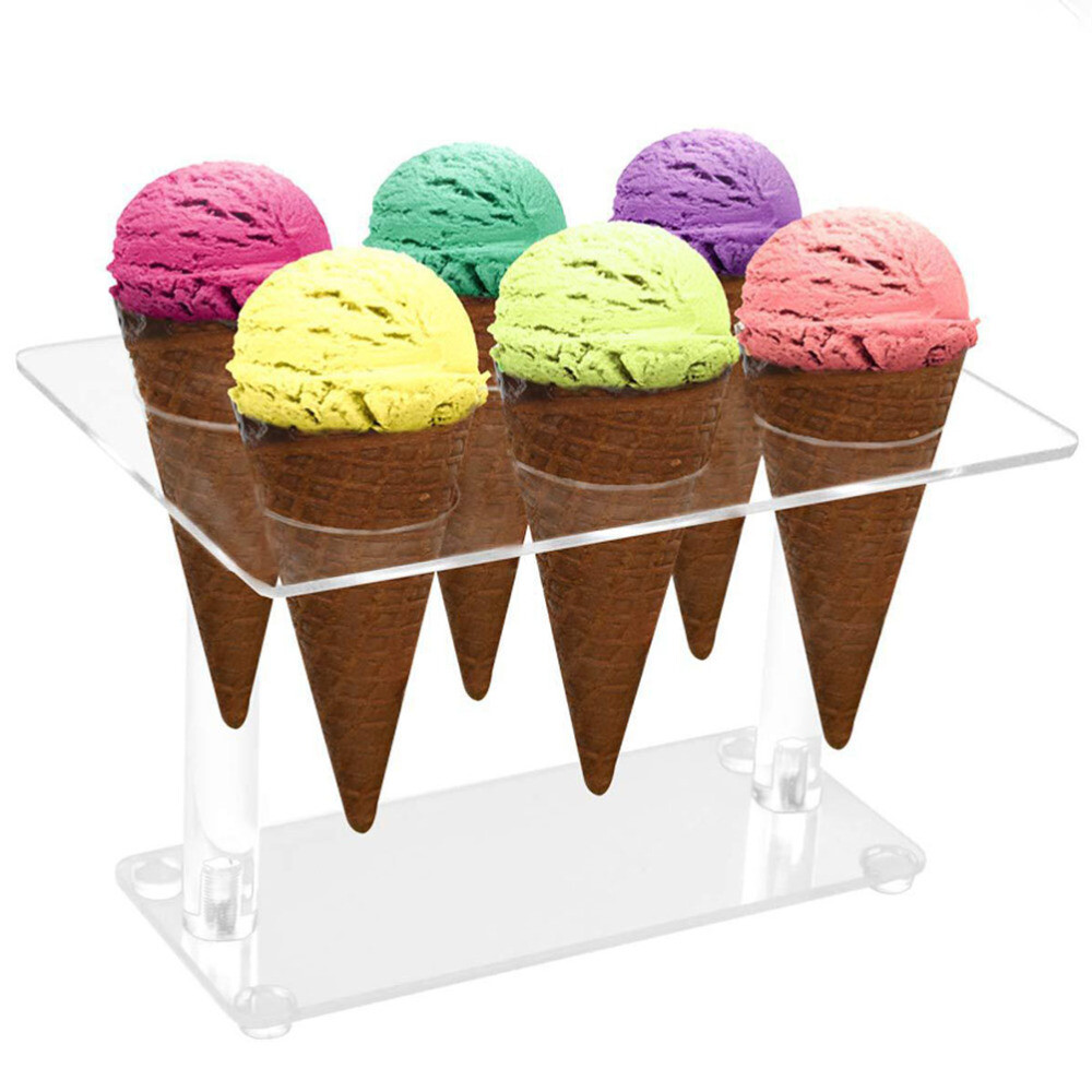 Cupcake Cones Baking Rack Cream Cone Carrier Cream Cup Holder Ice Cream Crisp