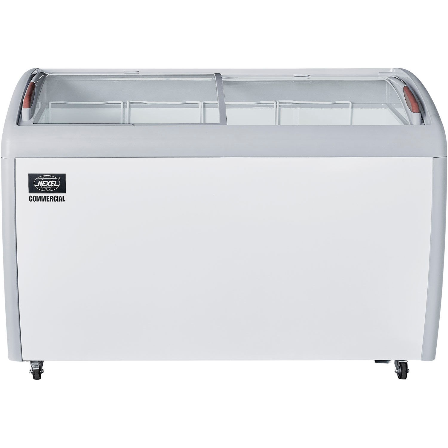 Nexel Ice Cream Freezer Curved Glass Lid 49″W