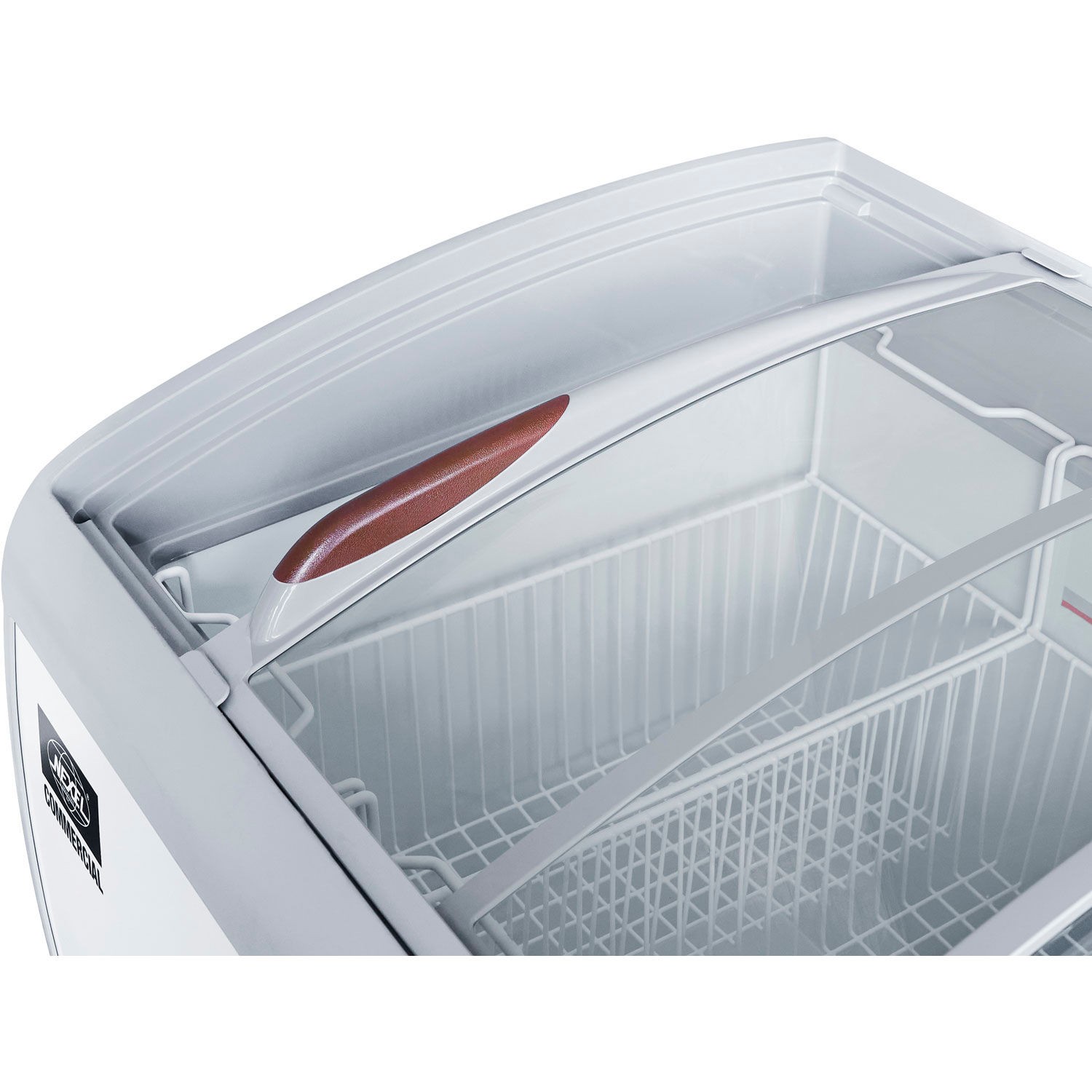 Nexel Ice Cream Freezer Curved Glass Lid 49″W