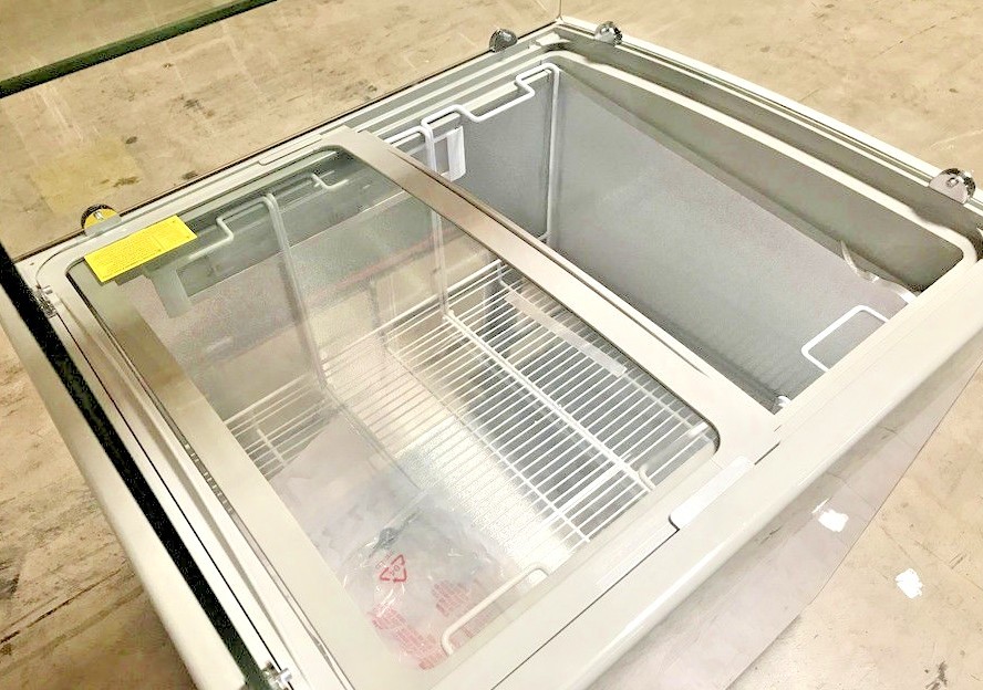 NEW 31″ Ice Cream Popsicle Glass Dipping Freezer Showcase Display Commercial NSF