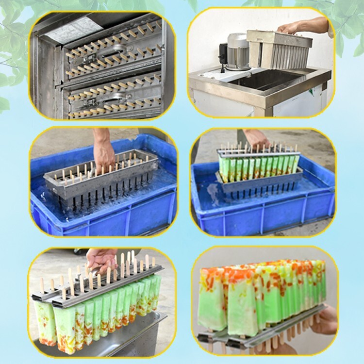 Kolice Commercial 6 Brazilian Slim Design Ice Sticks Popsicle Machine,Ice bars