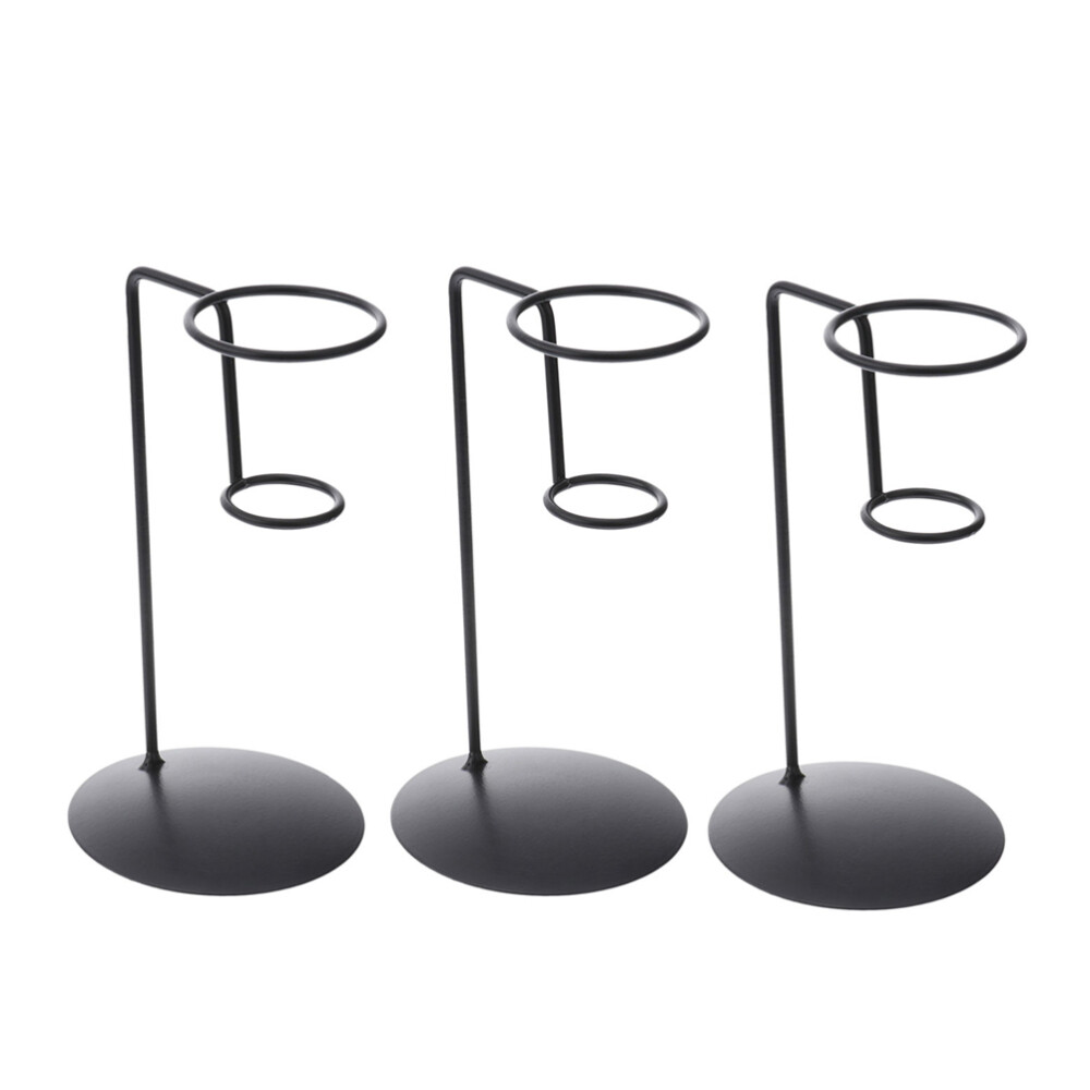 3Pcs Ice Cream Cone Holder Egg Cone Holder Iron Cone Holder Stand