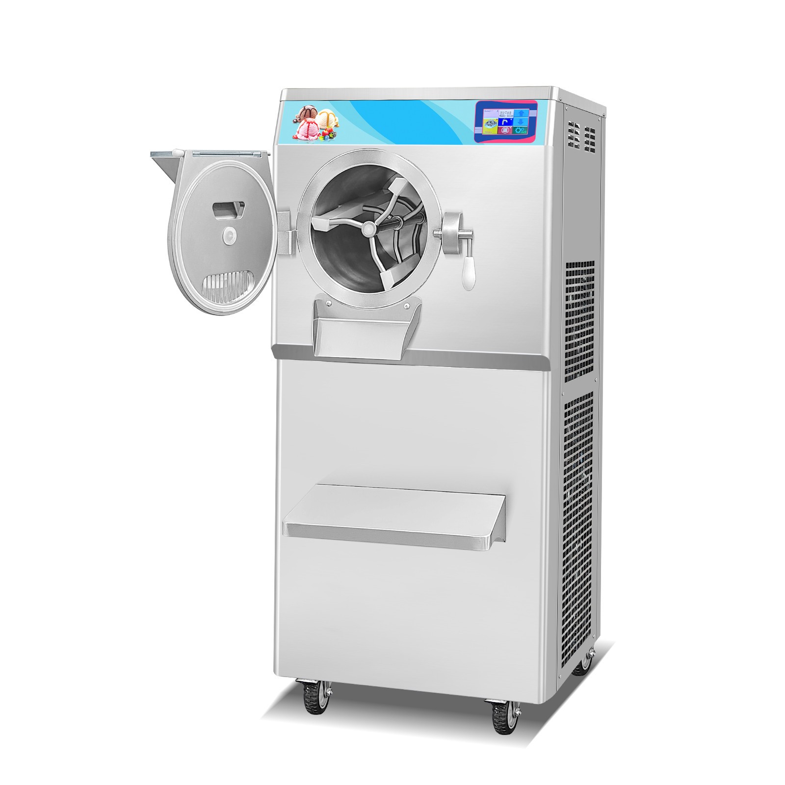 Kolice Commercial 23-27 gallons Italy Gelato Hard Ice Cream Machine Strong Door