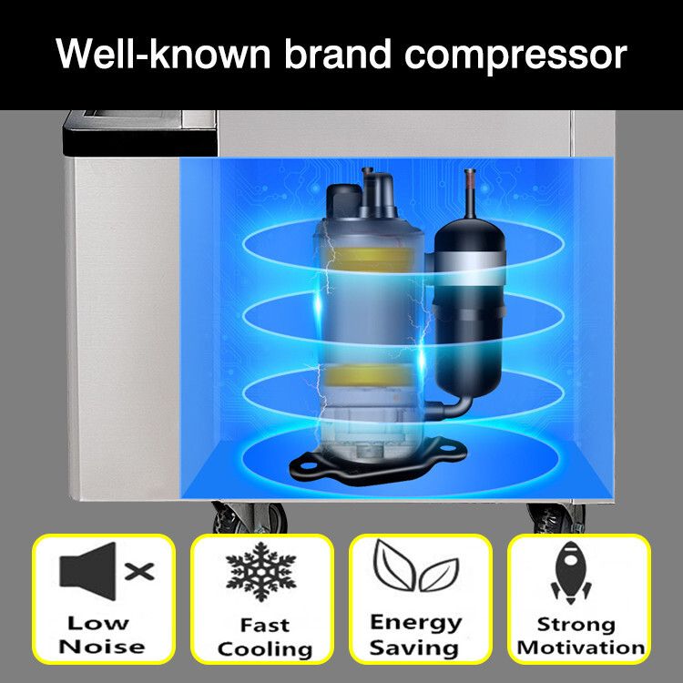 lice Commercial ETL 3 flavors floor style soft ice cream machine,yogurt maker