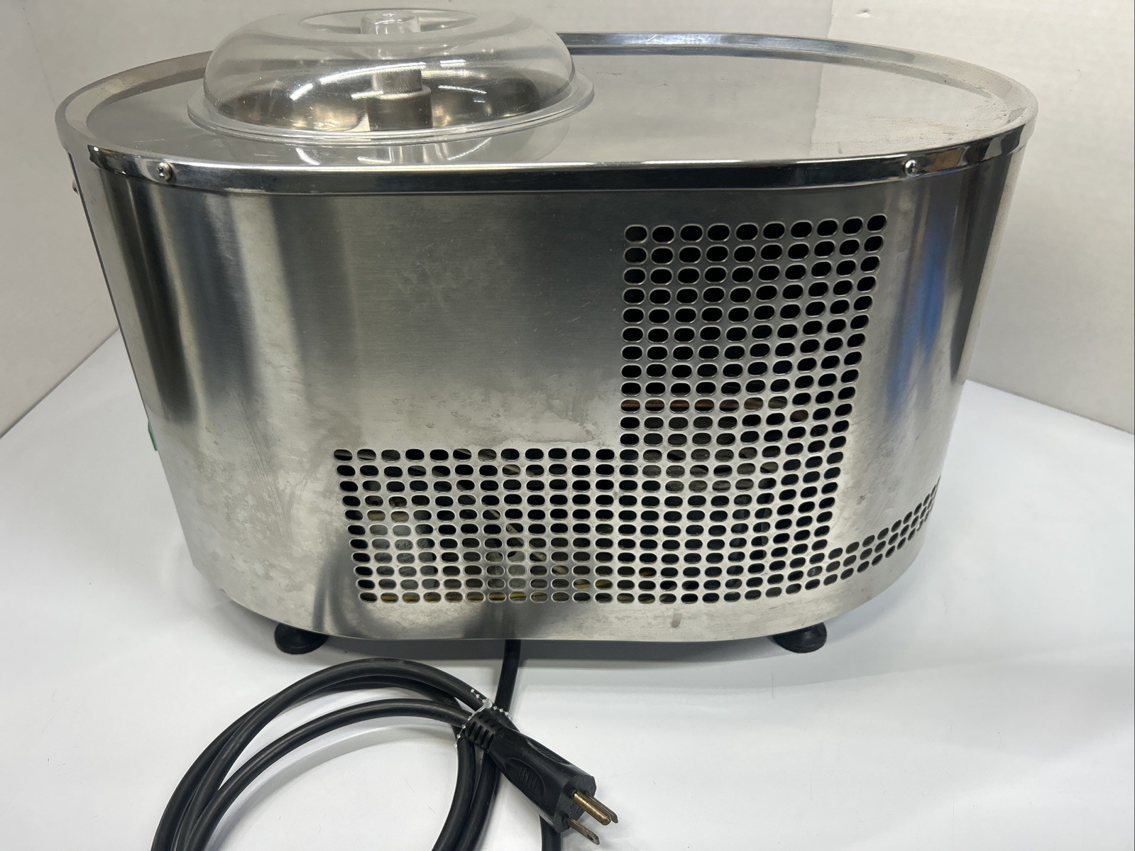 Used Musso Lussino L1 1.5 Quart Ice Cream Maker Made In Italy – Works Great